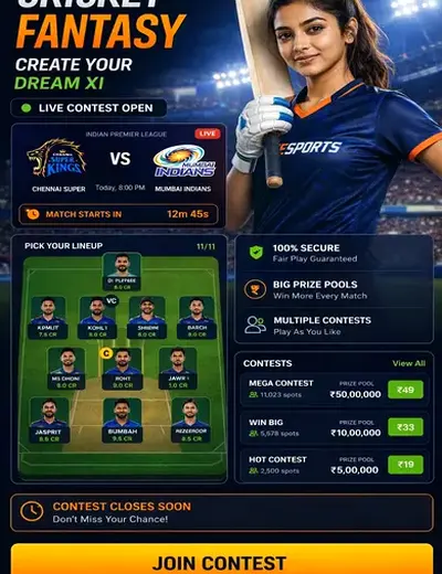 AliSlots (real money slots apk) fantasy cricket & matchday visual 3